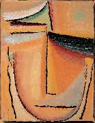 Alexej von Jawlensky Abstract Head oil on canvas